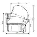 Холодильная витрина Илеть ВХСн-1,5